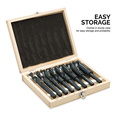 HSS Reduced Shank Black Drill Bit set